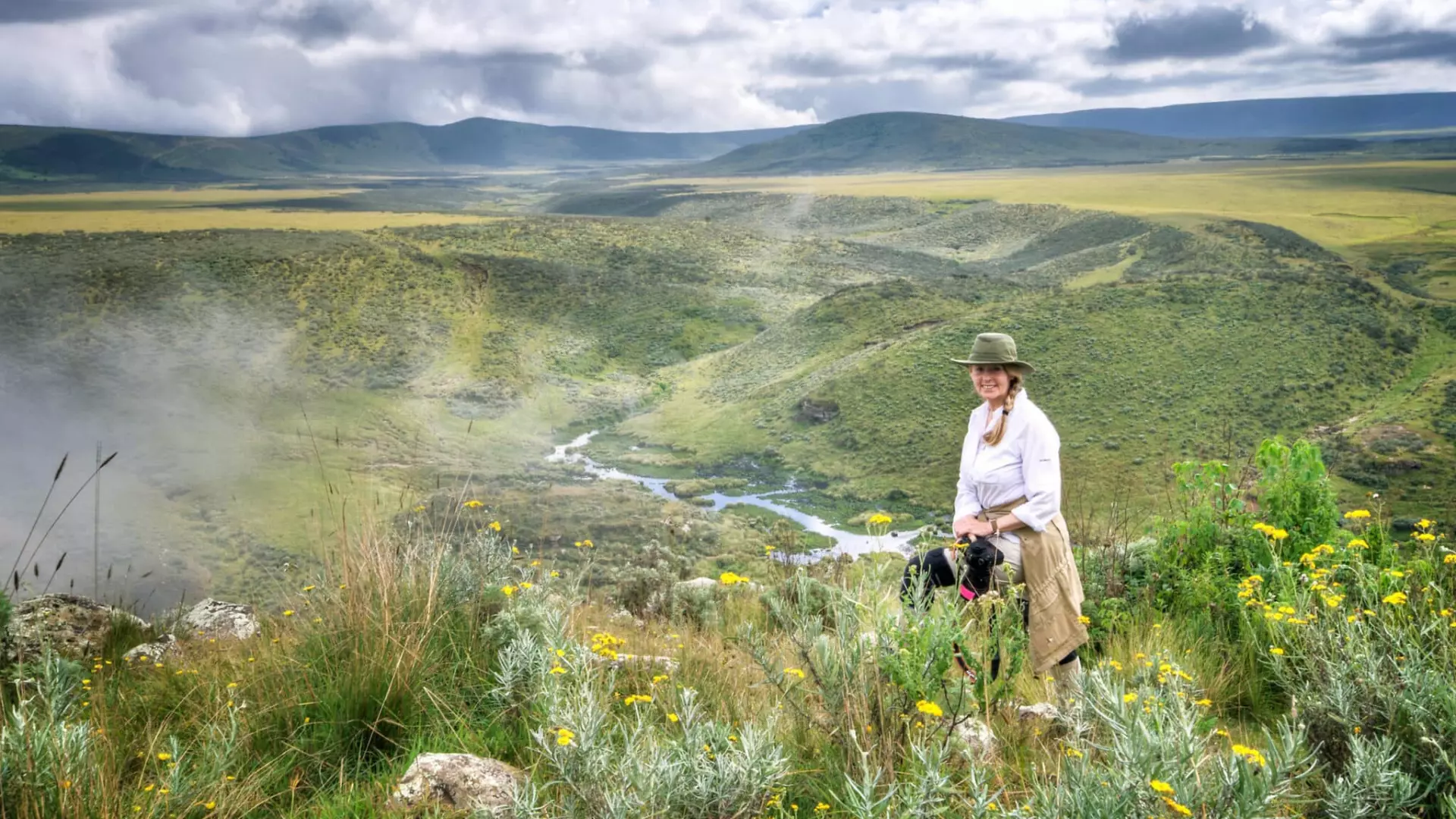 Hiking olmoti Crater