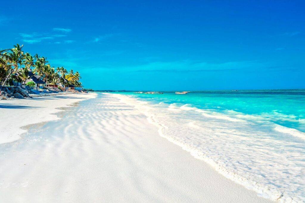 Relaxing at the White Sand Beaches of Zanzibar Island