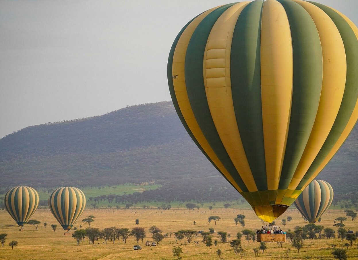 balloon at serengeti