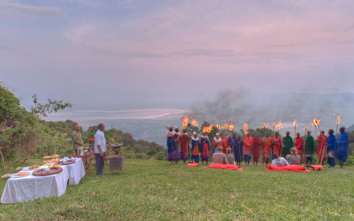 ngorongoro-crater-lodge culture performance