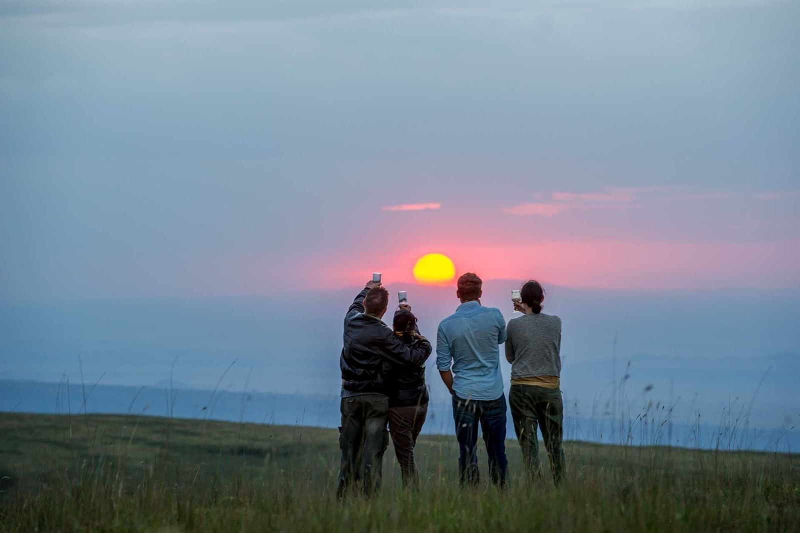walking safari in crater