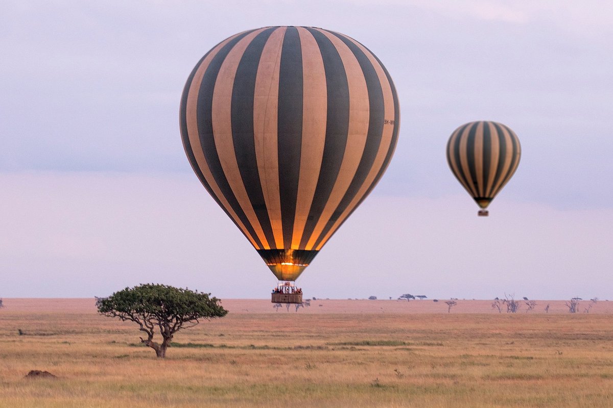 balloon safari at melia serengeti