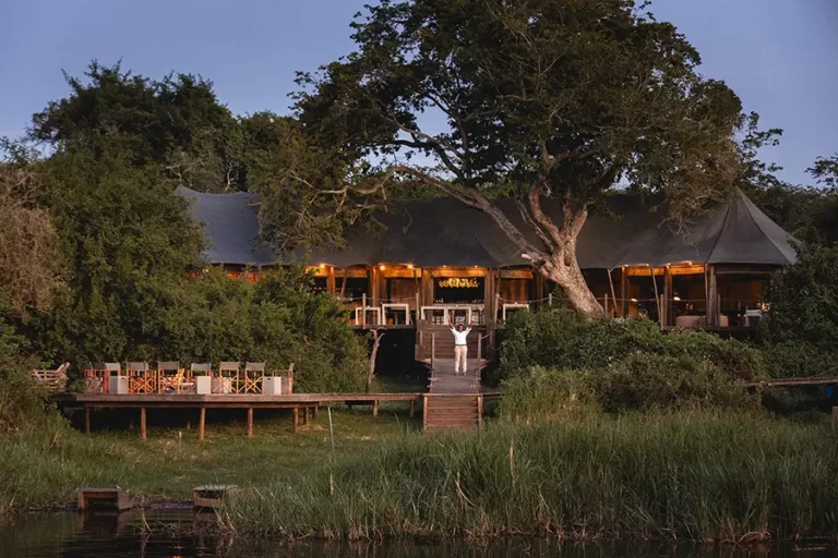 Wilderness-Magashi-Camp-Akagera-Rwanda-main-camp-exterior-view-