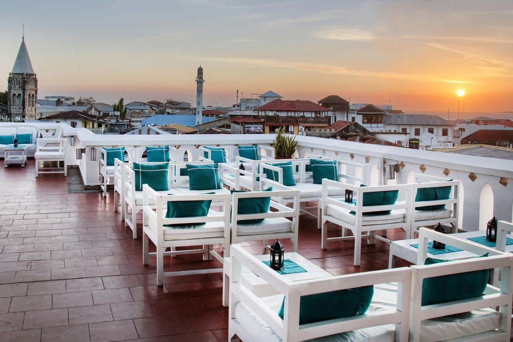 Maru Maru Hotel rooftop Stone Town Zanzibar