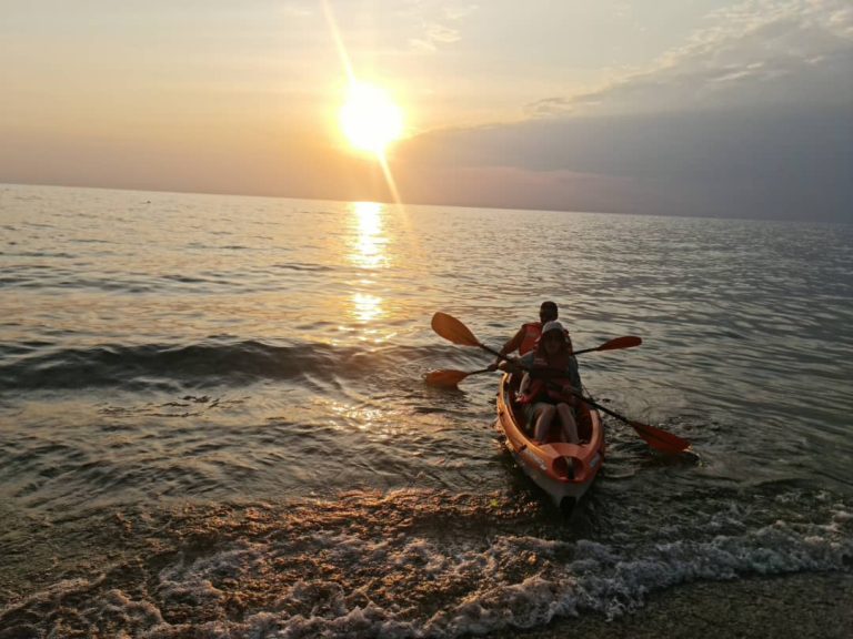 Canoeing at Gombe National Park